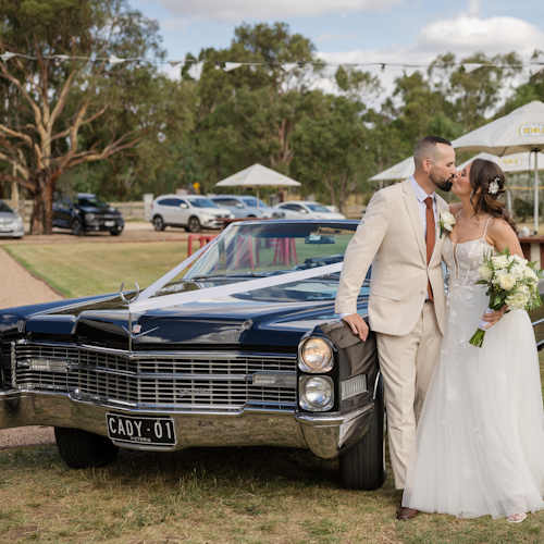 cadillac dreams Melbourne Wedding Car Hire Black Cadillac