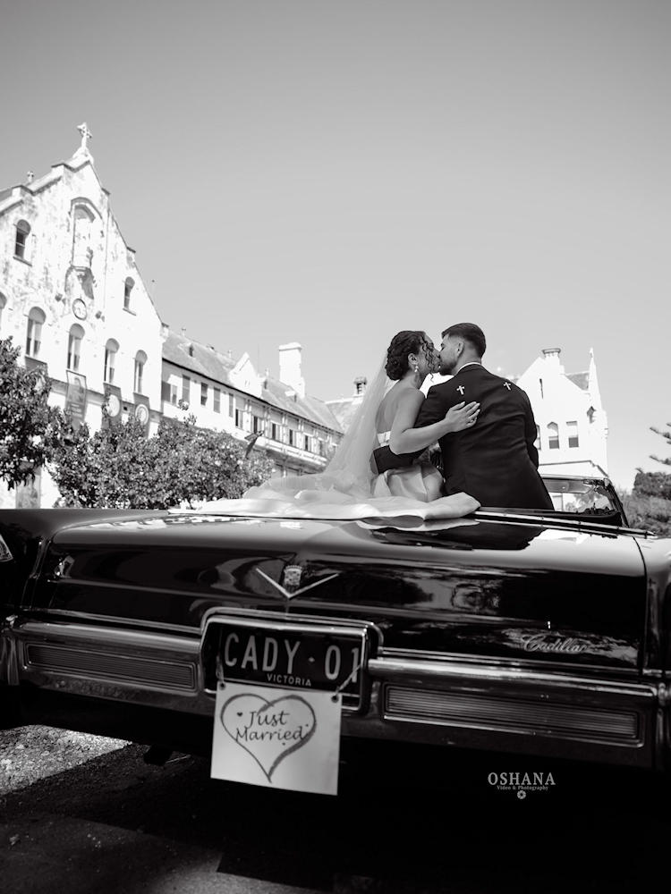 Melbourne Black Cadillac Wedding Car Hire