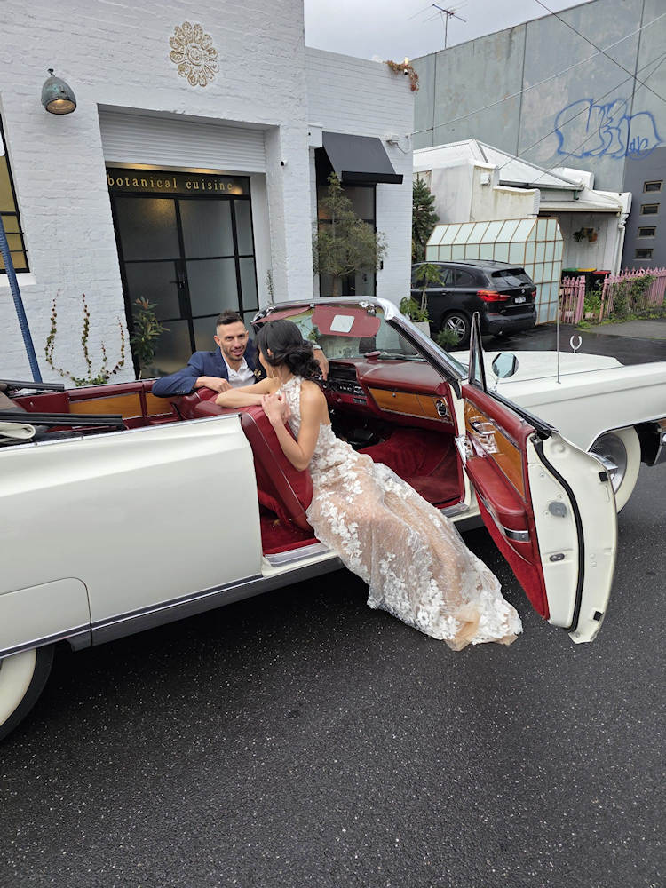 white Eldorado Biarritz convertible 